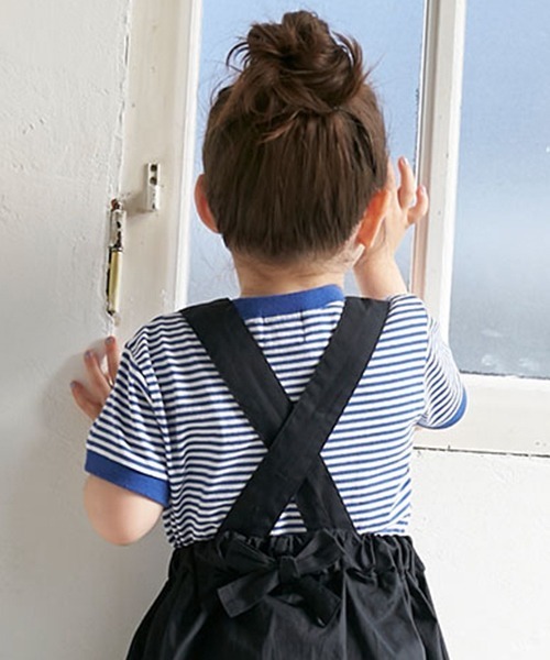 petit main（プティマイン）の「【オーガビッツ】リンガーロゴTシャツ（Tシャツ/カットソー・キッズ・ピンク/ブルー/ライトベージュ/アイボリー・110cm/120cm/80ｃｍ/100cm/130cm/90cm）」の18枚目の写真