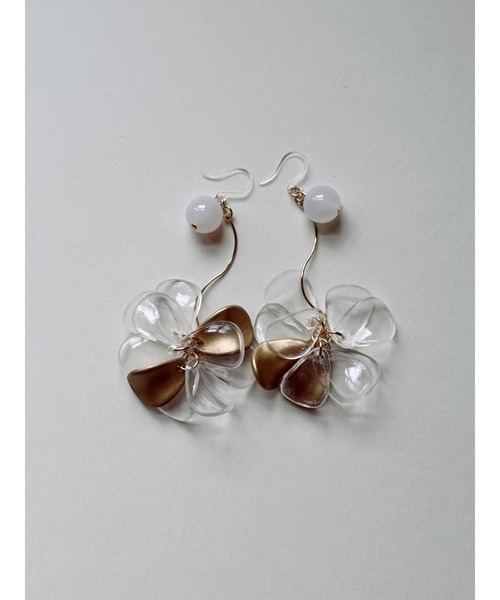 tone（トーン）の「【Agaro】No.93　天然石　大きめ　サージカルステンレス　樹脂　ピアス(MA)（ピアス（両耳用）・レディース・シルバー/ゴールド系その他/ベージュ/その他/その他1/その他2/ゴールド系1/その他4/その他3/その他5/その他6/その他7/その他8/その他9/その他10・FREE）」の13枚目の写真