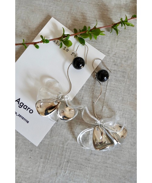 tone（トーン）の「【Agaro】No.93　天然石　大きめ　サージカルステンレス　樹脂　ピアス(MA)（ピアス（両耳用）・レディース・シルバー/ゴールド系その他/ベージュ/その他/その他1/その他2/ゴールド系1/その他4/その他3/その他5/その他6/その他7/その他8/その他9/その他10・FREE）」の16枚目の写真