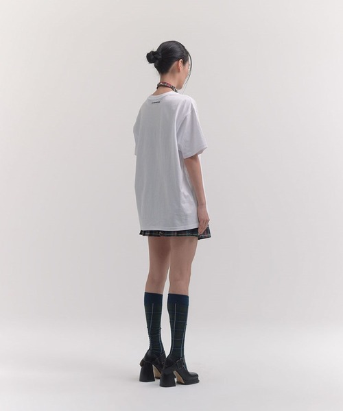 NICE GHOST CLUB(ナイスゴーストクラブ)の「【UNISEX】niceghostclub/HEART GUMMY T 2297825(Tシャツ/カットソー・レディース・ホワイト/ブラック・SMALL/MEDIUM/LARGE)」の5枚目の写真