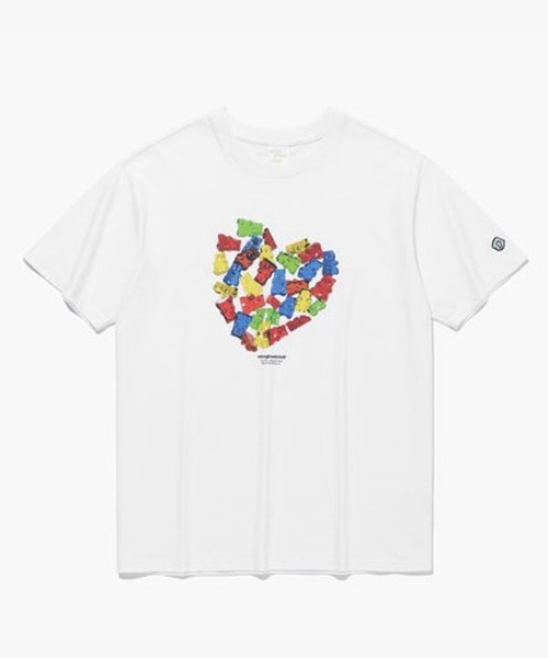 NICE GHOST CLUB(ナイスゴーストクラブ)の「【UNISEX】niceghostclub/HEART GUMMY T 2297825(Tシャツ/カットソー・レディース・ホワイト/ブラック・SMALL/MEDIUM/LARGE)」の16枚目の写真