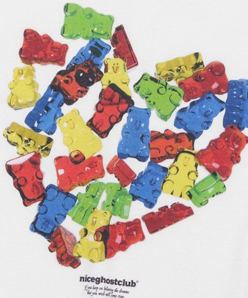 NICE GHOST CLUB(ナイスゴーストクラブ)の「【UNISEX】niceghostclub/HEART GUMMY T 2297825(Tシャツ/カットソー・レディース・ホワイト/ブラック・SMALL/MEDIUM/LARGE)」の19枚目の写真