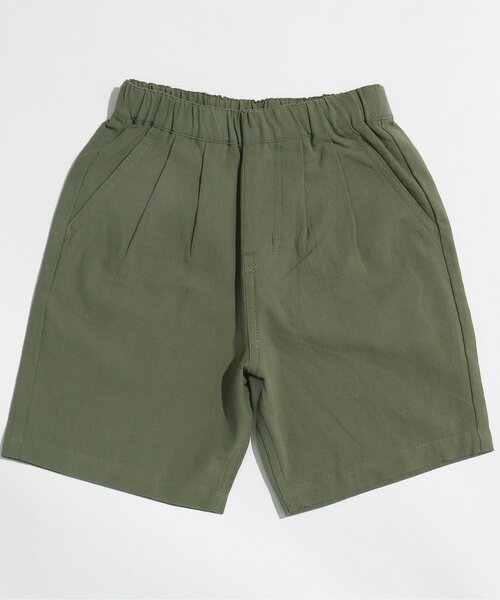 BREEZE by saori（ブリーズバイサオリ）の「WEB限定 タックショートパンツ 【BREEZE by saori】（その他パンツ・キッズ・ブラック/カーキ/ベージュ・120/150/140/130/90/100/110）」の3枚目の写真