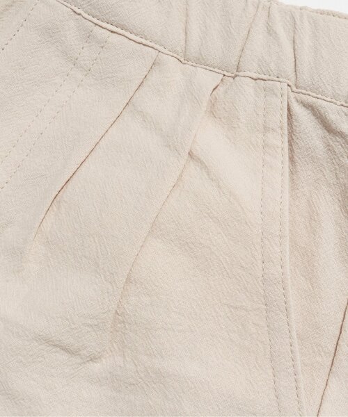 BREEZE by saori（ブリーズバイサオリ）の「WEB限定 タックショートパンツ 【BREEZE by saori】（その他パンツ・キッズ・ブラック/カーキ/ベージュ・120/150/140/130/90/100/110）」の7枚目の写真