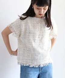 サマーツイードフリンジトップス