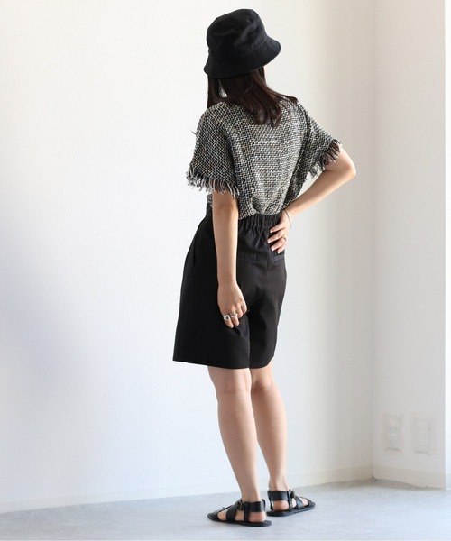cepo（セポ）の「サマーツイードフリンジトップス（Tシャツ/カットソー・レディース・ブラック/オフホワイト・M）」の11枚目の写真
