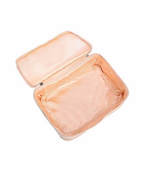 Jewelna Rose(ジュエルナローズ)の「ラウンジアクセサリー インナーケースM(ポーチ・レディース・ブラック/ピンクベージュ・FREE)」の4枚目の写真