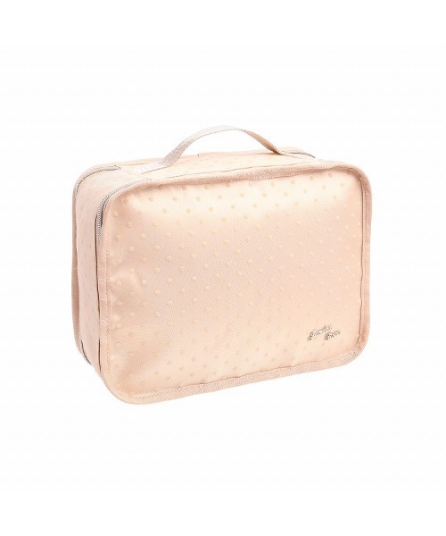 Jewelna Rose(ジュエルナローズ)の「ラウンジアクセサリー インナーケースM(ポーチ・レディース・ブラック/ピンクベージュ・FREE)」の7枚目の写真