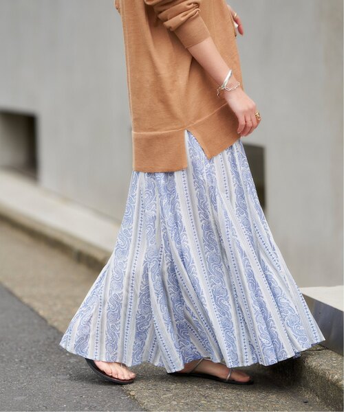 JOURNAL STANDARD(ジャーナルスタンダード)の「《追加2》オリエンタルプリントフレアスカート(スカート・レディース・ブラック/ホワイト×ホワイト/イエロー系その他・38/36)」の11枚目の写真