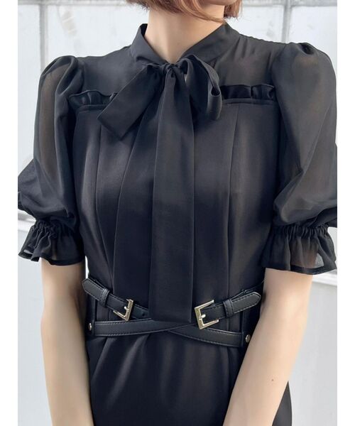 EATME(イートミー)の「ボウタイマーメイドワンピース(ワンピース・レディース・オフホワイト/ブラック/その他1・SMALL/MEDIUM)」の8枚目の写真