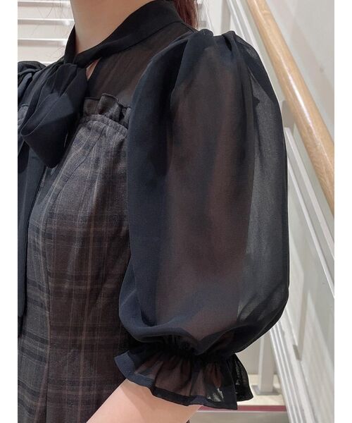 EATME(イートミー)の「ボウタイマーメイドワンピース(ワンピース・レディース・オフホワイト/ブラック/その他1・SMALL/MEDIUM)」の18枚目の写真