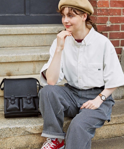 MONO-MART LADY'S（モノマートレディース）の「ヴィンテージライク スクエアショルダーバック（ショルダーバッグ・レディース・ブラック/ブラウン/キャメル・FREE）」の13枚目の写真