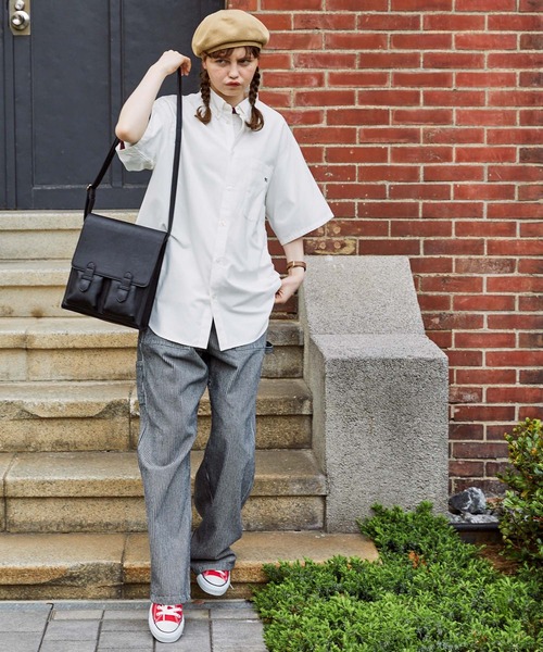 MONO-MART LADY'S（モノマートレディース）の「ヴィンテージライク スクエアショルダーバック（ショルダーバッグ・レディース・ブラック/ブラウン/キャメル・FREE）」の12枚目の写真