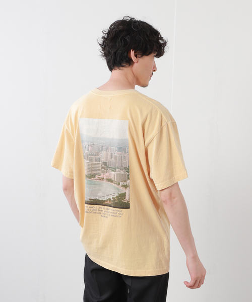 SALVAGE PUBLIC(サルベージパブリック)の「【SALVAGE PUBLIC/サルベージパブリック×DESMOND×JS】別注 プリントTシャツI(Tシャツ/カットソー・メンズ・グリーン/タン・MEDIUM/LARGE)」の17枚目の写真
