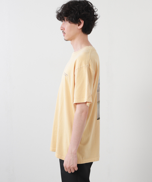 SALVAGE PUBLIC(サルベージパブリック)の「【SALVAGE PUBLIC/サルベージパブリック×DESMOND×JS】別注 プリントTシャツI(Tシャツ/カットソー・メンズ・グリーン/タン・MEDIUM/LARGE)」の15枚目の写真
