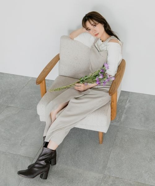mysty woman(ミスティウーマン)の「アソートアシメビスチェ 157821(その他トップス・レディース・ダークブラウン/ホワイト系その他/ベージュ系その他/ライトベージュ・FREE)」の5枚目の写真