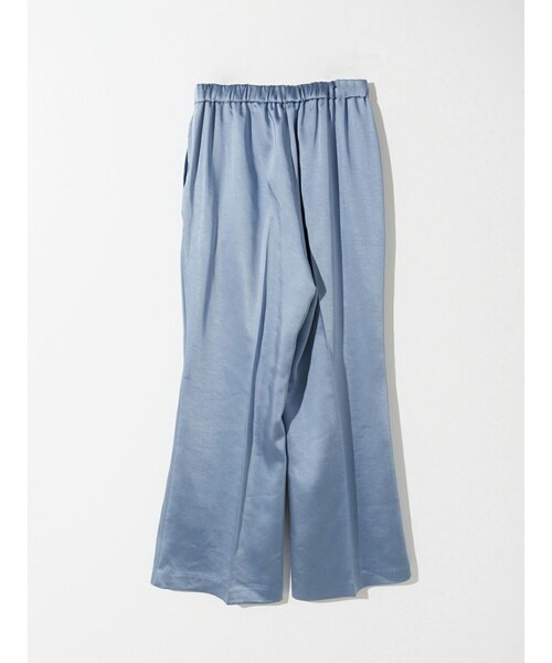 MIDIUMISOLID（ミディウミソリッド）の「MIDIUMISOLID for Ladies センタープレスサテンイージーパンツ（その他パンツ・レディース・グリーン/ブルー/ベージュ・38/36）」の15枚目の写真