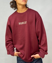 Hurley （ハーレー）の「Hurley/ハーレー フロント刺繍 スウェット/クルーネックトレーナー MFL2200002（スウェット・メンズ）」