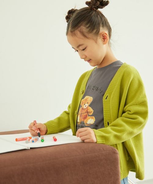 ROPE' PICNIC（ロペピクニック）の「【BOYS】カーディガン（カーディガン/ボレロ・キッズ・ブラック/イエロー系その他・110/120/130/140/150）」の2枚目の写真