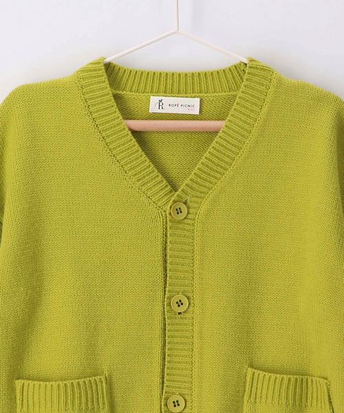 ROPE' PICNIC（ロペピクニック）の「【BOYS】カーディガン（カーディガン/ボレロ・キッズ・ブラック/イエロー系その他・110/120/130/140/150）」の4枚目の写真