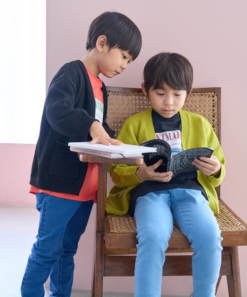 ROPE' PICNIC（ロペピクニック）の「【BOYS】カーディガン（カーディガン/ボレロ・キッズ・ブラック/イエロー系その他・110/120/130/140/150）」の16枚目の写真