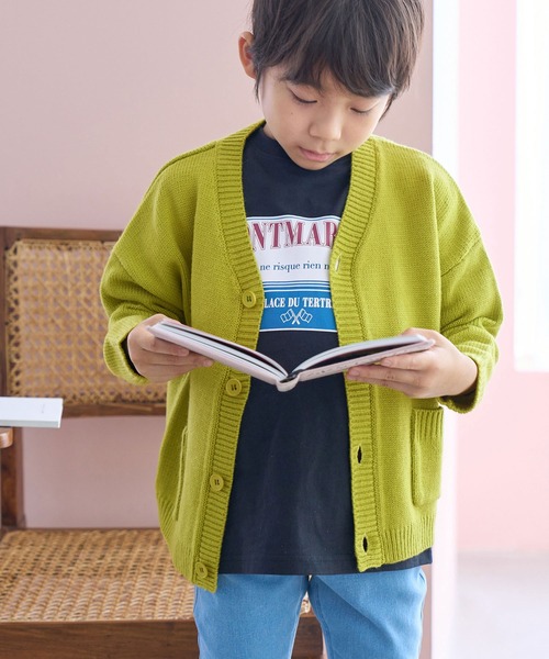 ROPE' PICNIC（ロペピクニック）の「【BOYS】カーディガン（カーディガン/ボレロ・キッズ・ブラック/イエロー系その他・110/120/130/140/150）」の17枚目の写真