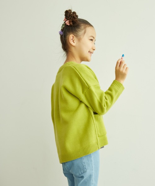 ROPE' PICNIC（ロペピクニック）の「【BOYS】カーディガン（カーディガン/ボレロ・キッズ・ブラック/イエロー系その他・110/120/130/140/150）」の19枚目の写真