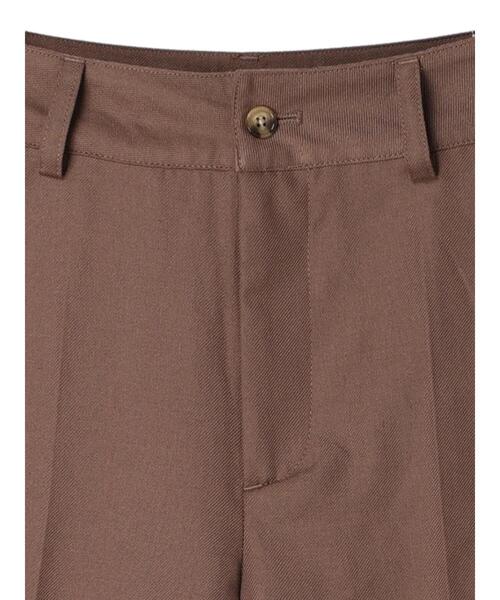 ENVYM(アンビー)の「ENVYM.センタープレスパンツ(スラックス・レディース・ブラック/チェック/ブラウン・M/S)」の12枚目の写真