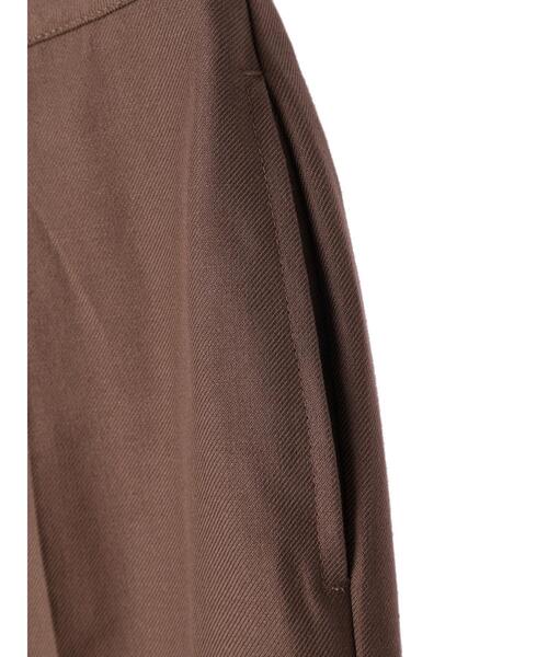 ENVYM(アンビー)の「ENVYM.センタープレスパンツ(スラックス・レディース・ブラック/チェック/ブラウン・M/S)」の17枚目の写真