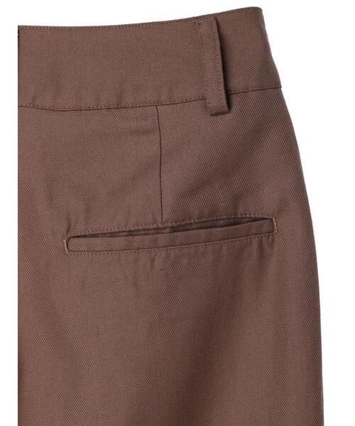 ENVYM(アンビー)の「ENVYM.センタープレスパンツ(スラックス・レディース・ブラック/チェック/ブラウン・M/S)」の18枚目の写真