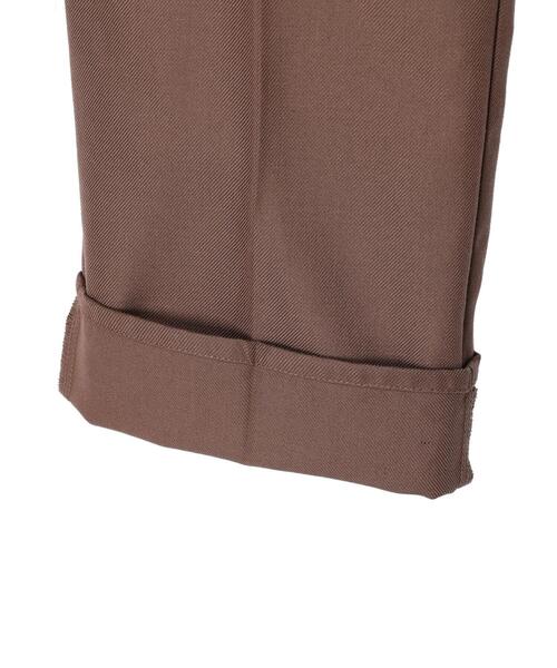 ENVYM(アンビー)の「ENVYM.センタープレスパンツ(スラックス・レディース・ブラック/チェック/ブラウン・M/S)」の20枚目の写真