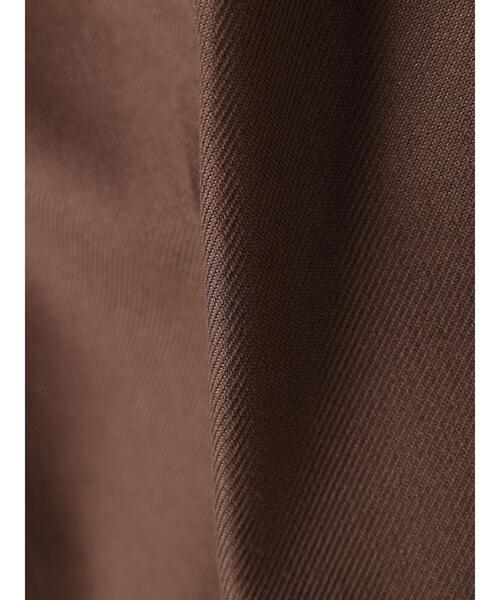 ENVYM(アンビー)の「ENVYM.センタープレスパンツ(スラックス・レディース・ブラック/チェック/ブラウン・M/S)」の22枚目の写真