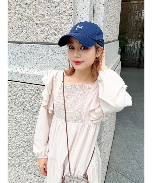 JUMELLE（ジュメロ）の「JMベースボールキャップ（キャップ・レディース・ネイビー/ベージュ・FREE）」の10枚目の写真