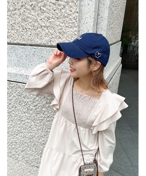 JUMELLE（ジュメロ）の「JMベースボールキャップ（キャップ・レディース・ネイビー/ベージュ・FREE）」の22枚目の写真