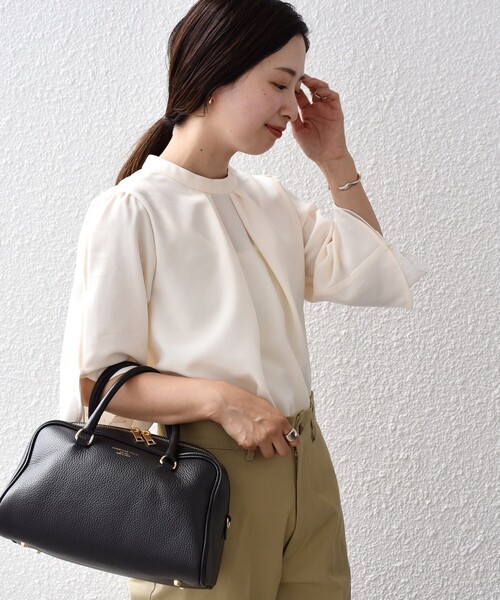 セール】*〈手洗い可能〉チューリップ7分丈ブラウス◇（シャツ