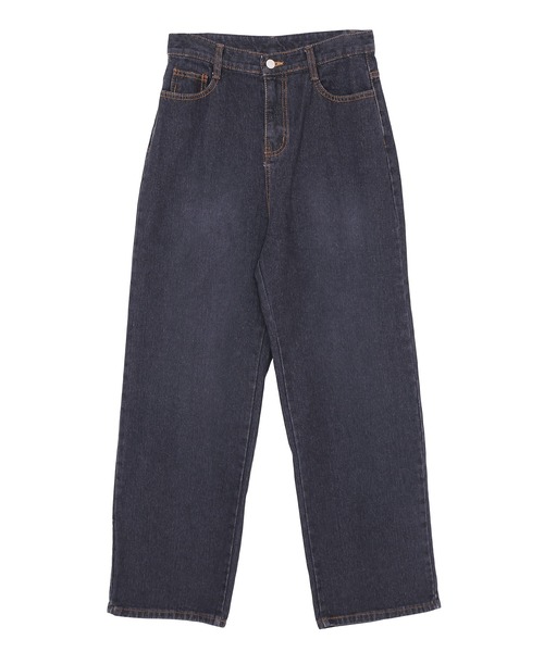 Figments（フィグメンツ）の「ルーズデニムパンツ（デニムパンツ・レディース・ブラック/ライトインディゴブルー・SMALL/MEDIUM/LARGE）」の4枚目の写真