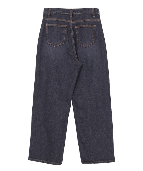 Figments（フィグメンツ）の「ルーズデニムパンツ（デニムパンツ・レディース・ブラック/ライトインディゴブルー・SMALL/MEDIUM/LARGE）」の5枚目の写真