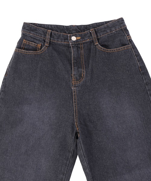 Figments（フィグメンツ）の「ルーズデニムパンツ（デニムパンツ・レディース・ブラック/ライトインディゴブルー・SMALL/MEDIUM/LARGE）」の6枚目の写真