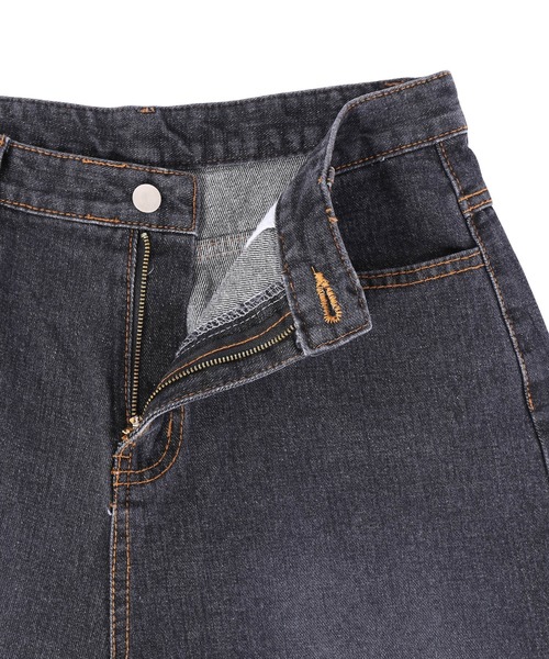 Figments（フィグメンツ）の「ルーズデニムパンツ（デニムパンツ・レディース・ブラック/ライトインディゴブルー・SMALL/MEDIUM/LARGE）」の7枚目の写真