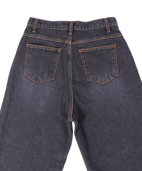 Figments（フィグメンツ）の「ルーズデニムパンツ（デニムパンツ・レディース・ブラック/ライトインディゴブルー・SMALL/MEDIUM/LARGE）」の9枚目の写真