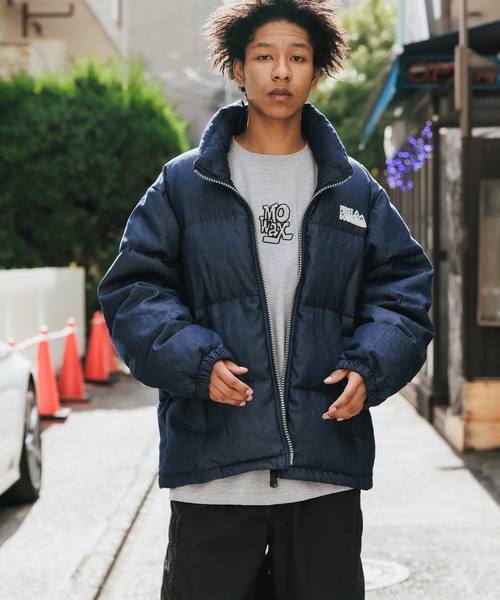 FIRST DOWN(ファーストダウン)の「First Down/ファーストダウン DENIM BUBBLE DOWN JKT ダウンジャケット(ダウンジャケット/コート・メンズ・ブルー/ワンウォッシュ・M/XL/L)」の18枚目の写真