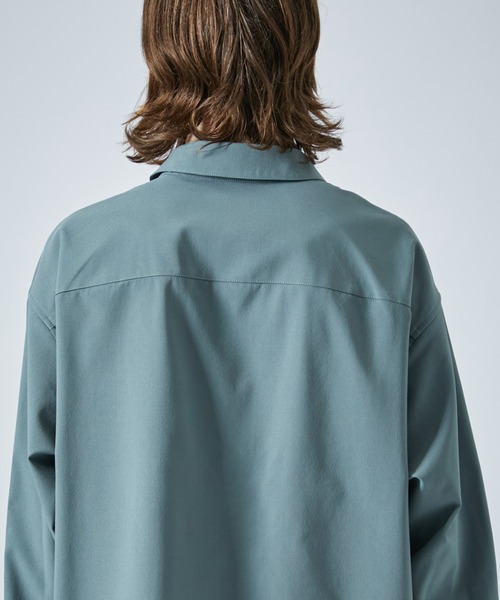 CITY TOKYO（シティトウキョウ）の「【洗える/シワ防止】FEEL LIGHTリラックスレギュラーカラーシャツ（シャツ/ブラウス・メンズ・ライトグレー/ブラック/ブルー/ミント・1/2/3）」の13枚目の写真