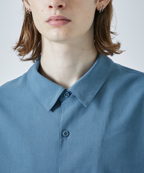 CITY TOKYO（シティトウキョウ）の「【洗える/シワ防止】FEEL LIGHTリラックスレギュラーカラーシャツ（シャツ/ブラウス・メンズ・ライトグレー/ブラック/ブルー/ミント・1/2/3）」の22枚目の写真