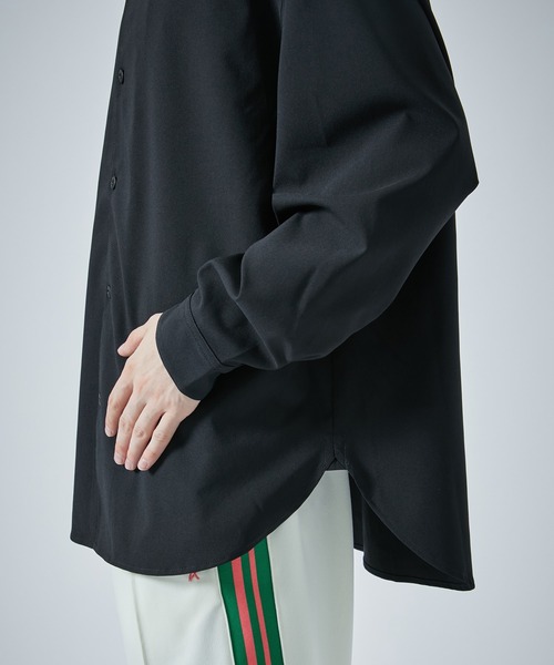 CITY TOKYO（シティトウキョウ）の「【洗える/シワ防止】FEEL LIGHTリラックスレギュラーカラーシャツ（シャツ/ブラウス・メンズ・ライトグレー/ブラック/ブルー/ミント・1/2/3）」の7枚目の写真