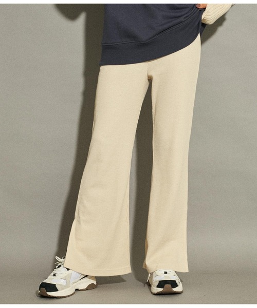 ANAP(アナップ)の「ワッフルスリットセミフレアパンツ(その他パンツ・レディース・イエロー×グリーン/ブラウン/アイボリー/ブラック・FREE)」の6枚目の写真