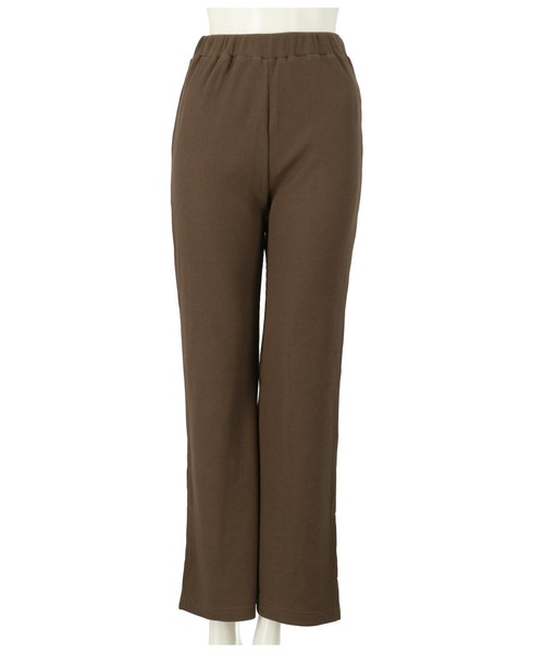 ANAP(アナップ)の「ワッフルスリットセミフレアパンツ(その他パンツ・レディース・イエロー×グリーン/ブラウン/アイボリー/ブラック・FREE)」の18枚目の写真