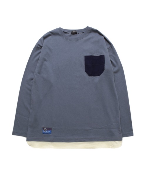 PEN FIELD(ペンフィールド)の「【Penfield】コーデュロイポケット長袖Tシャツ(Tシャツ/カットソー・キッズ・オレンジ/オフホワイト/ブルー/ブラック・140cm/150cm/160cm/170cm)」の4枚目の写真