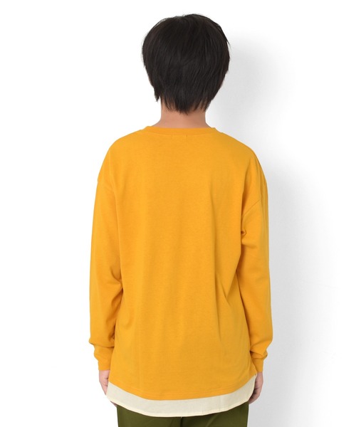 PEN FIELD(ペンフィールド)の「【Penfield】コーデュロイポケット長袖Tシャツ(Tシャツ/カットソー・キッズ・オレンジ/オフホワイト/ブルー/ブラック・140cm/150cm/160cm/170cm)」の8枚目の写真