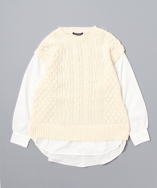 SpRay（スプレイ）の「ケーブルドッキングベスト（ベスト・レディース・ブラック/ベージュ・FREE）」の20枚目の写真