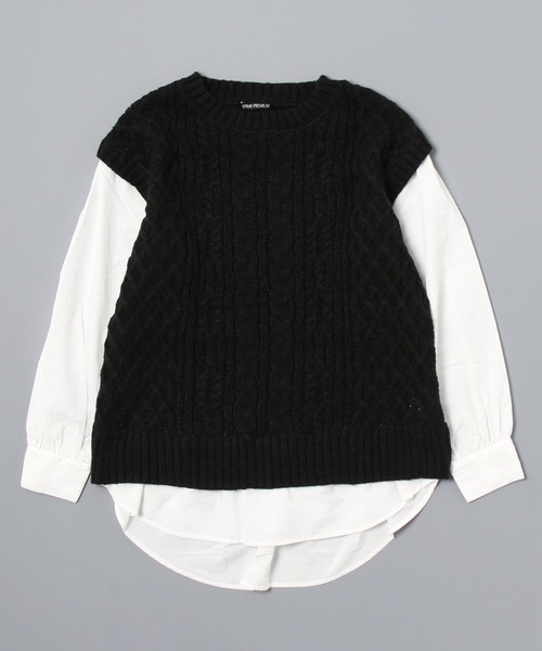 SpRay（スプレイ）の「ケーブルドッキングベスト（ベスト・レディース・ブラック/ベージュ・FREE）」の19枚目の写真